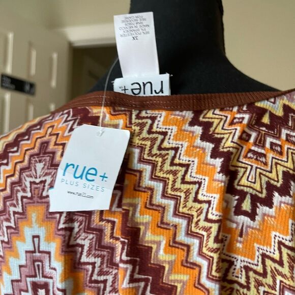 Rue21 Plus Size 3X Bodycon Cutout Stripped Dress - Picture 2 of 8